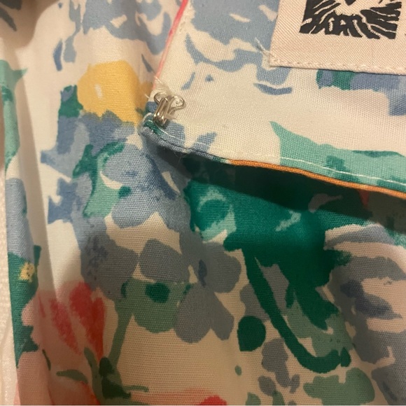 Anne Klein V Neck Calf Length Dress NWT NEW Floral Dress Size M - Picture 6 of 6